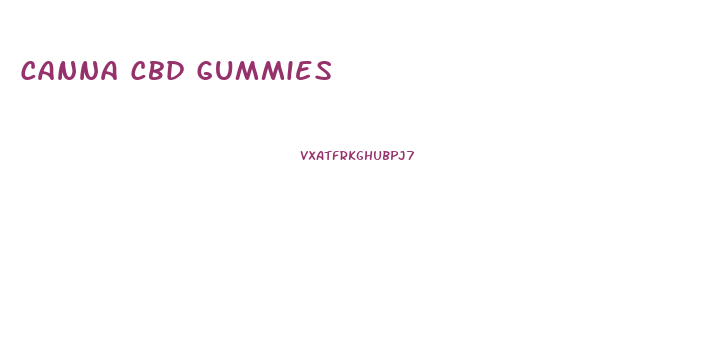 Canna Cbd Gummies