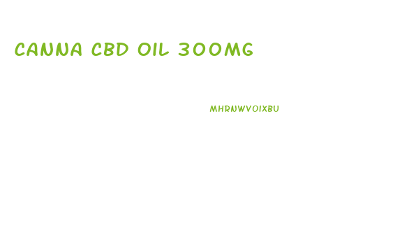 Canna Cbd Oil 300mg