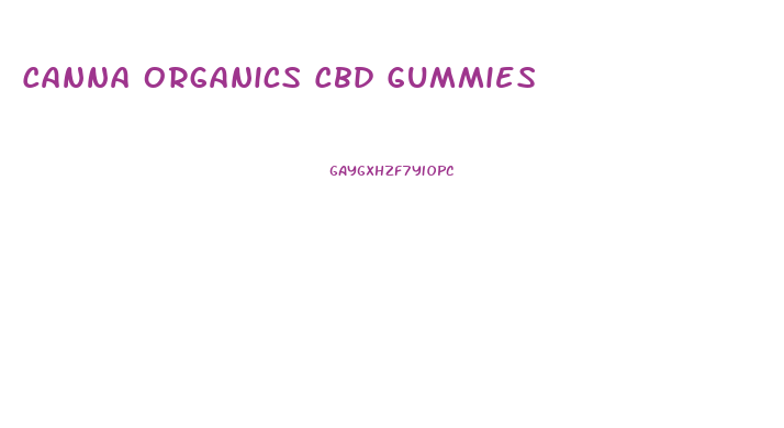 Canna Organics Cbd Gummies