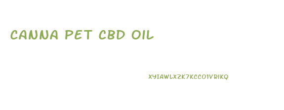 Canna Pet Cbd Oil