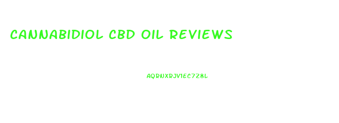 Cannabidiol Cbd Oil Reviews