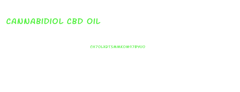 Cannabidiol Cbd Oil