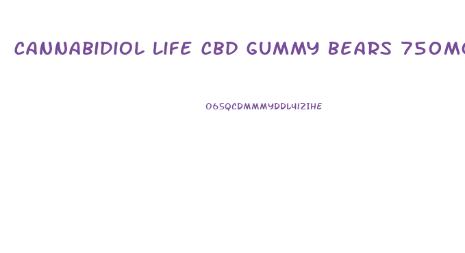Cannabidiol Life Cbd Gummy Bears 750mg