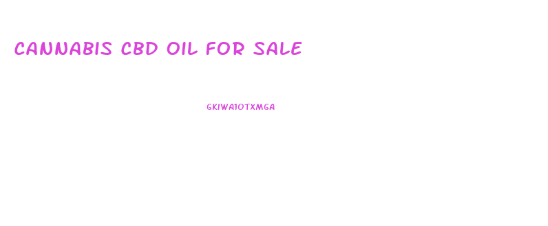 Cannabis Cbd Oil For Sale