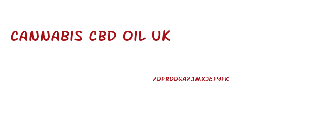 Cannabis Cbd Oil Uk