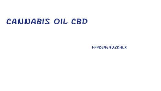 Cannabis Oil Cbd