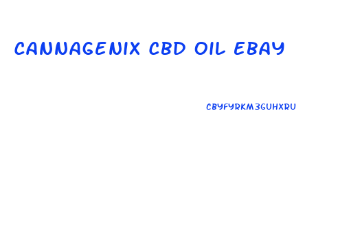 Cannagenix Cbd Oil Ebay