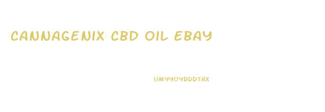 Cannagenix Cbd Oil Ebay