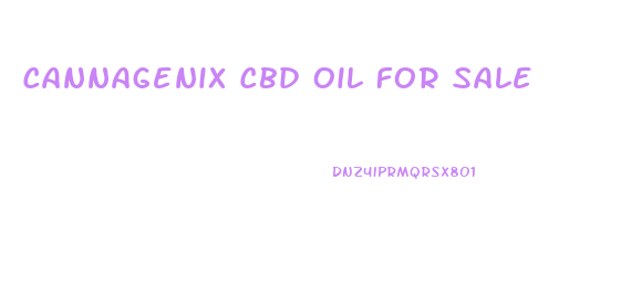 Cannagenix Cbd Oil For Sale