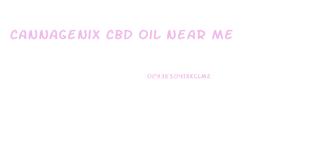 Cannagenix Cbd Oil Near Me
