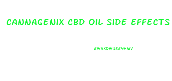 Cannagenix Cbd Oil Side Effects