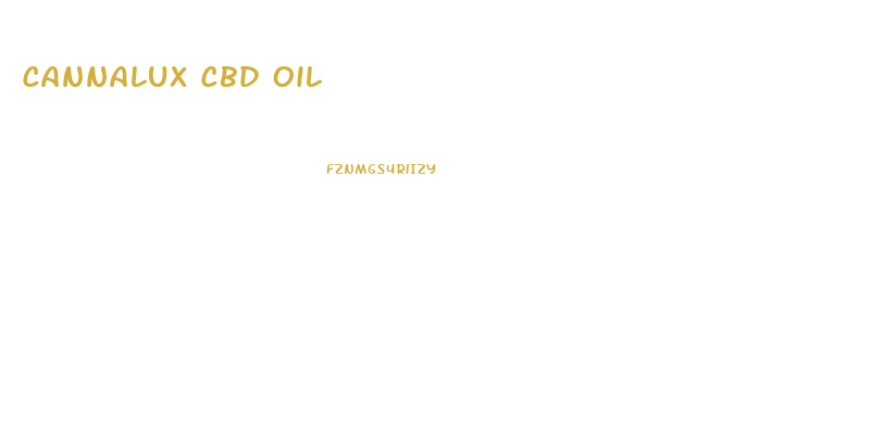 Cannalux Cbd Oil