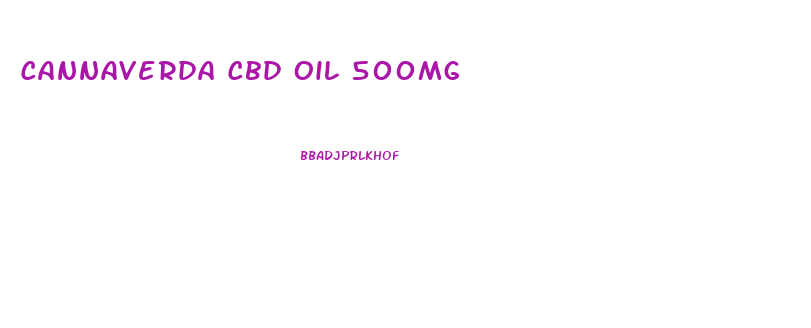 Cannaverda Cbd Oil 500mg