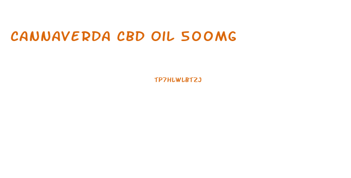 Cannaverda Cbd Oil 500mg