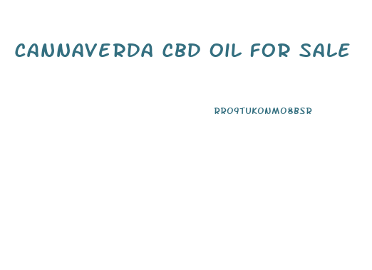 Cannaverda Cbd Oil For Sale