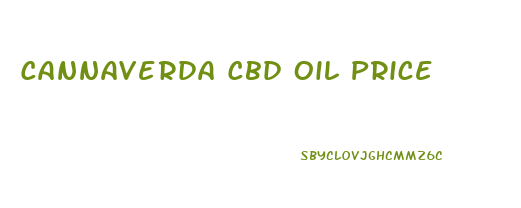 Cannaverda Cbd Oil Price