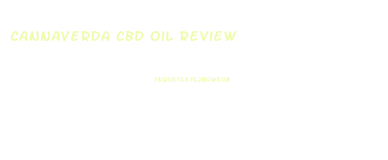 Cannaverda Cbd Oil Review