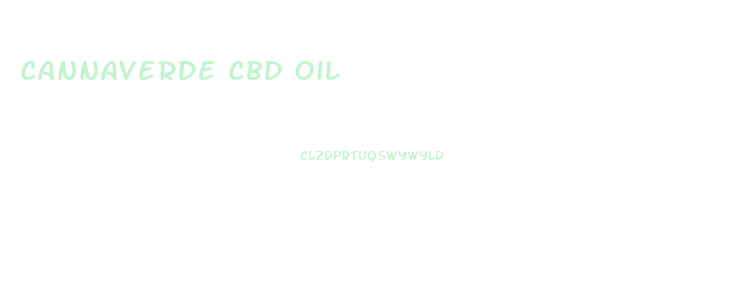 Cannaverde Cbd Oil