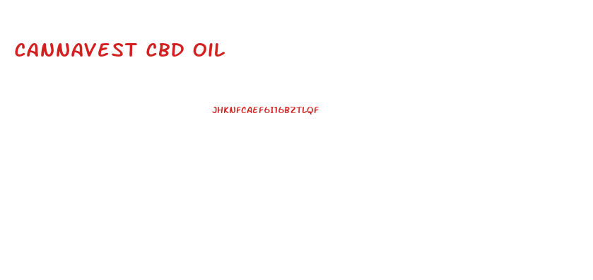 Cannavest Cbd Oil