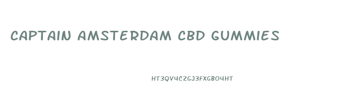 Captain Amsterdam Cbd Gummies