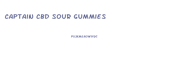 Captain Cbd Sour Gummies