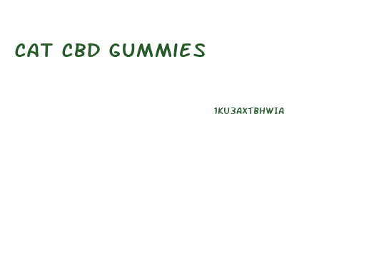 Cat Cbd Gummies