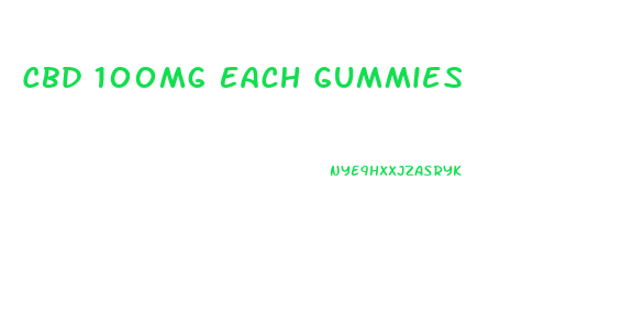 Cbd 100mg Each Gummies