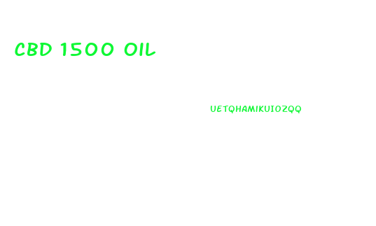 Cbd 1500 Oil