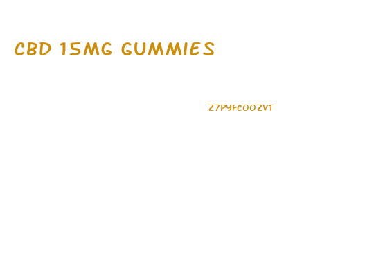 Cbd 15mg Gummies