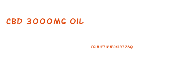 Cbd 3000mg Oil