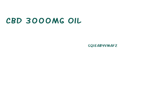 Cbd 3000mg Oil