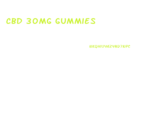 Cbd 30mg Gummies