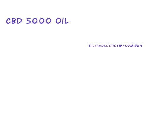 Cbd 5000 Oil