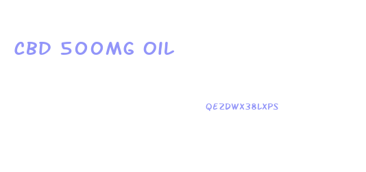 Cbd 500mg Oil