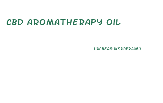 Cbd Aromatherapy Oil