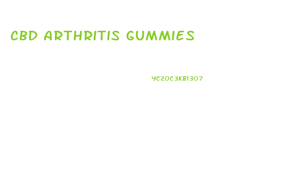 Cbd Arthritis Gummies
