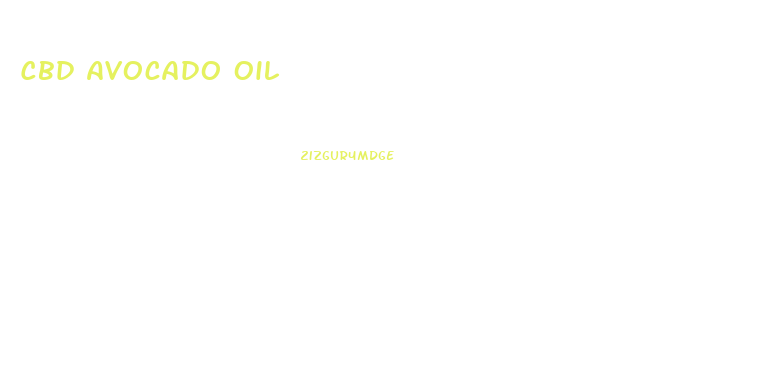 Cbd Avocado Oil