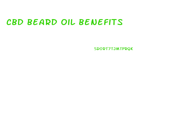 Cbd Beard Oil Benefits