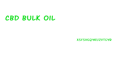 Cbd Bulk Oil