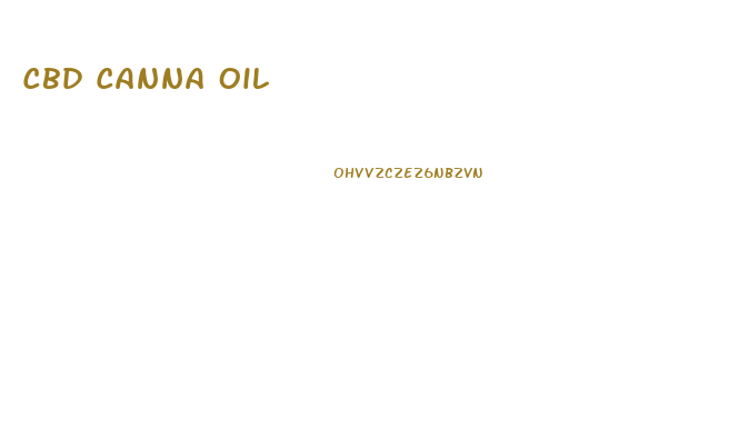 Cbd Canna Oil