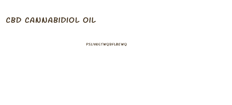 Cbd Cannabidiol Oil