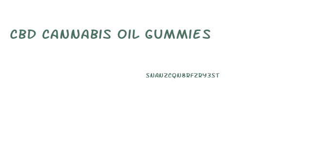 Cbd Cannabis Oil Gummies