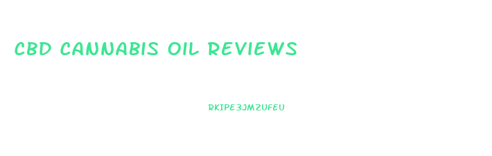Cbd Cannabis Oil Reviews
