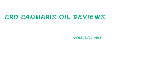 Cbd Cannabis Oil Reviews
