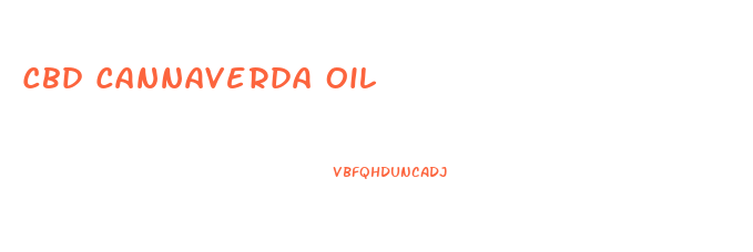 Cbd Cannaverda Oil