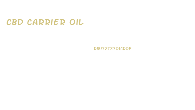 Cbd Carrier Oil