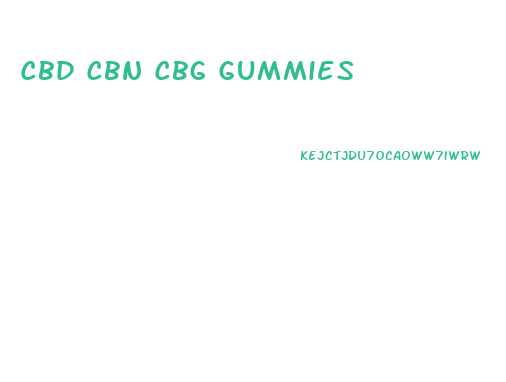 Cbd Cbn Cbg Gummies