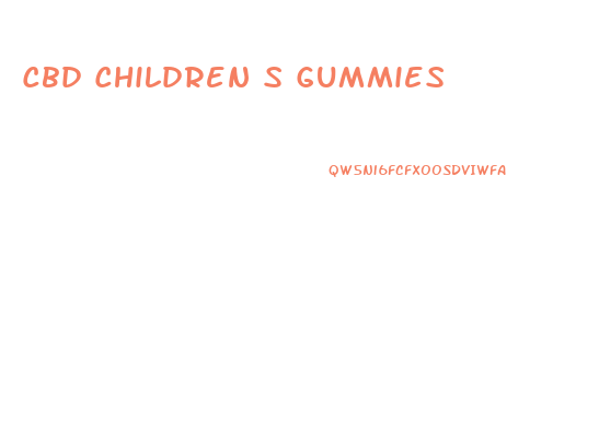 Cbd Children S Gummies