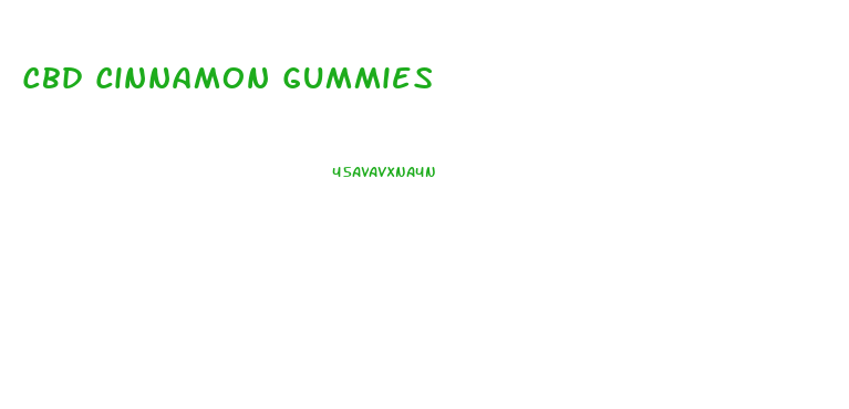 Cbd Cinnamon Gummies