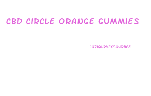 Cbd Circle Orange Gummies